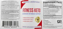 Label for Fitness Keto