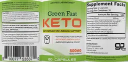 Label for Green Fast Keto