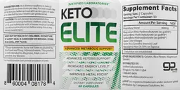 Label for Keto Elite