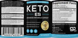 Label for Keto ES