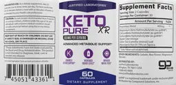 Label for Keto Pure XR