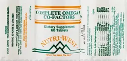 Label for Complete Omega 3 Co-Factors