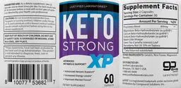 Label for Keto Strong XP
