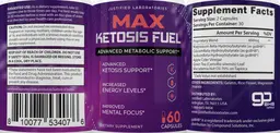 Label for Max Ketosis Fuel