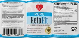 Label for Pure Keto Fit
