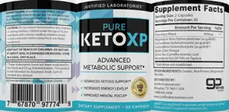 Label for Pure Keto XP
