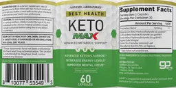 Label for Keto Max