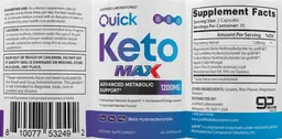 Label for Quick Keto Max