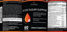 Label for Blood Sugar Support