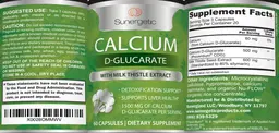 Label for Calcium D-Glucarate