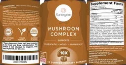 Label for Mushroom Complex Raspberry Flavor