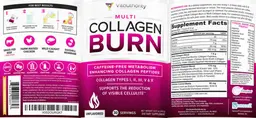 Label for Multi Collagen Burn Unflavored