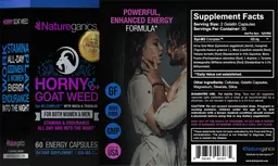 Label for Horny Goat Weed