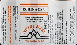 Label for Echinacea