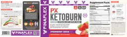 Label for PX Ketoburn Strawberry Cream