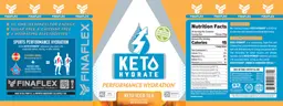 Label for KETO HYDRATE Keto Iced Tea