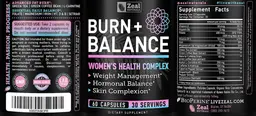 Label for Burn + Balance