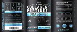 Label for Collagen Peptides Unflavored