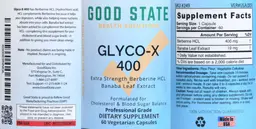 Label for Glyco-X 400