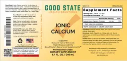 Label for Ionic Calcium 57,600 PPM