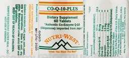 Label for Co-Q-10-Plus