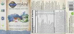 Label for Men's Once Daily