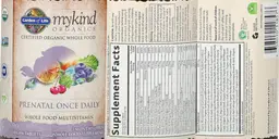 Label for Prenatal Once Daily