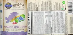 Label for Women's Once Daily