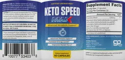Label for Keto Speed Max