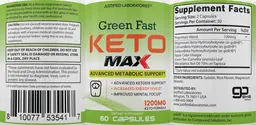 Label for Green Fast Keto Max