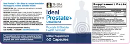 Label for Ideal Prostate+ Ultra Blend