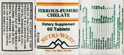 Label for Ferrous-Fumuro Chelate