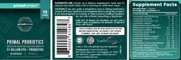 Label for Primal Probiotics