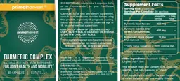 Label for Turmeric Complex