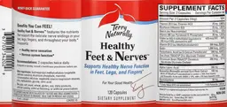 Label for Healthy Feet & Nerves