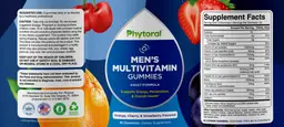Label for Men's Multivitamin Gummies