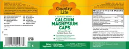 Label for Calcium 500 mg Magnesium 250 mg Caps