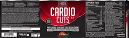 Label for Cardio Cuts 4.0 Strawberry Watermelon
