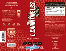 Label for L-Carnitine LS3 3000 Bombsicle