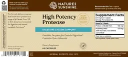 Label for High Potency Protease