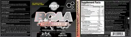 Label for BCAA Charged+ Strawberry Lemonade