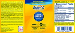 Label for Ester-C 24 Hour Immune Support 500 mg