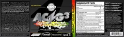 Label for ACG3 Supercharged+ Gummy Bear Blast
