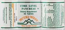 Label for Core Level Pancreas