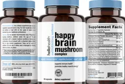 Label for Happy Brain Mushroom Complex