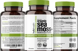 Label for Organic Sea Moss +