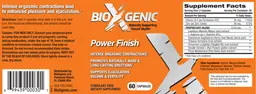 Label for Power Finish