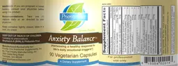 Label for Anxiety Balance