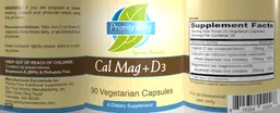 Label for Cal Mag+D3