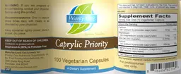 Label for Caprylic Priority